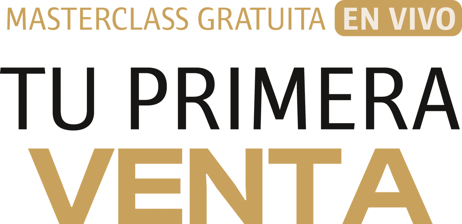 Masterclass gratuita en vivo — Tu primera venta
